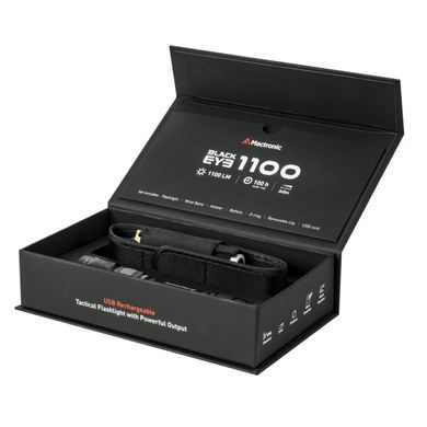 Ліхтар тактичний Mactronic Black Eye 1100 (1100 Lm) Recharg Type-C (THH0048)