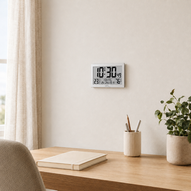 купить Часы настольные Technoline Часы настенные Technoline WS8016 Silver (WS8016)