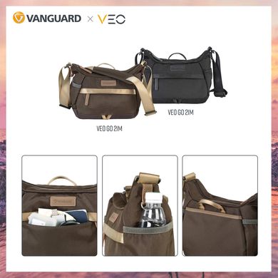 купити Сумки для фототехніки Vanguard Сумка Vanguard VEO GO 21M Khaki-Green (VEO GO 21M KG)