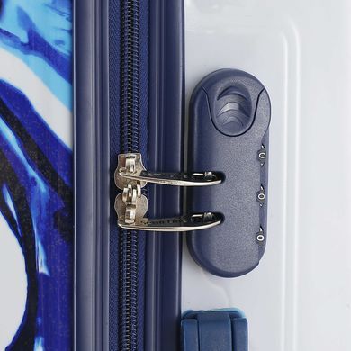 Чемодан Semi Line 28" (L) White/Blue Print (T5653-3)