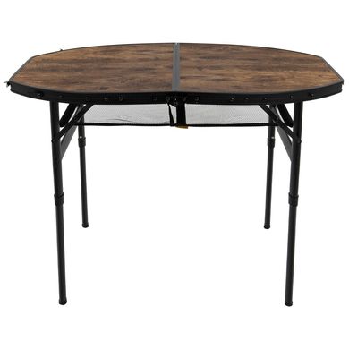 купить Столы раскладные для пикника Bo-Camp Стол Bo-Camp Woodbine Oval 100x70 cm Black/Wood look (1404185)