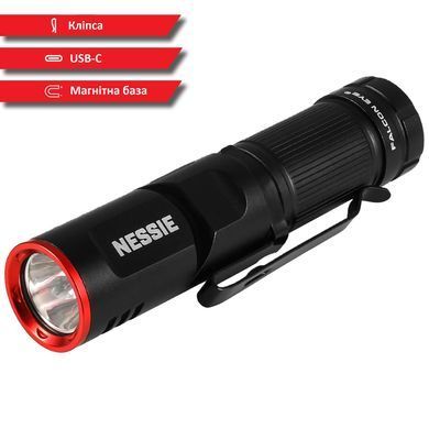Ліхтар тактичний Falcon Eye Nessie (500 Lm) Magnetic Rechargeable Type-C (FHH0140)