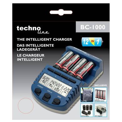 Зарядное устройство Technoline BC1000 SET + аккумулятори (BC1000) Discounted