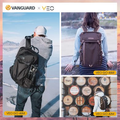 купити Рюкзаки для фототехніки Vanguard Рюкзак Vanguard VEO GO 46M Black (VEO GO 46M BK)