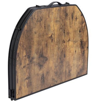 купити Столи  складані для пікніку Bo-Camp Стіл Bo-Camp Melrose Oval 120x80 cm Black/Wood look (1404220)