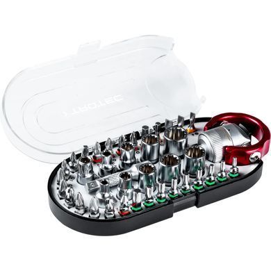 Отвертка с набором бит Trotec 40 pieces Bit and Socket Wrench Set (6200001005)
