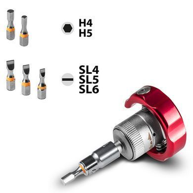 Отвертка с набором бит Trotec 40 pieces Bit and Socket Wrench Set (6200001005)