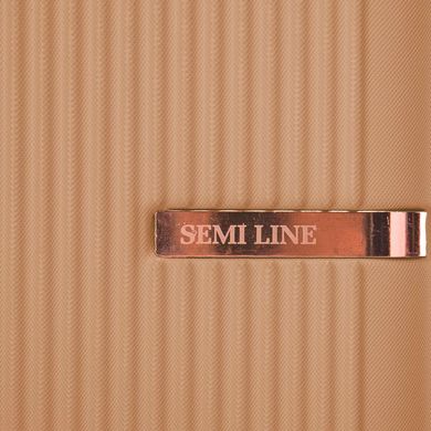 Чемодан Semi Line 20" (S) Gold (T5663-3)