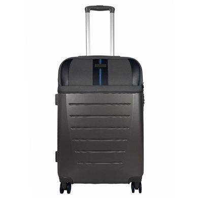 Валіза Semi Line 24" (M) Dark Brown/Blue Line (T5736-2)