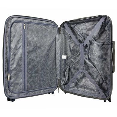 Валіза Semi Line 24" (M) Dark Brown/Blue Line (T5736-2)