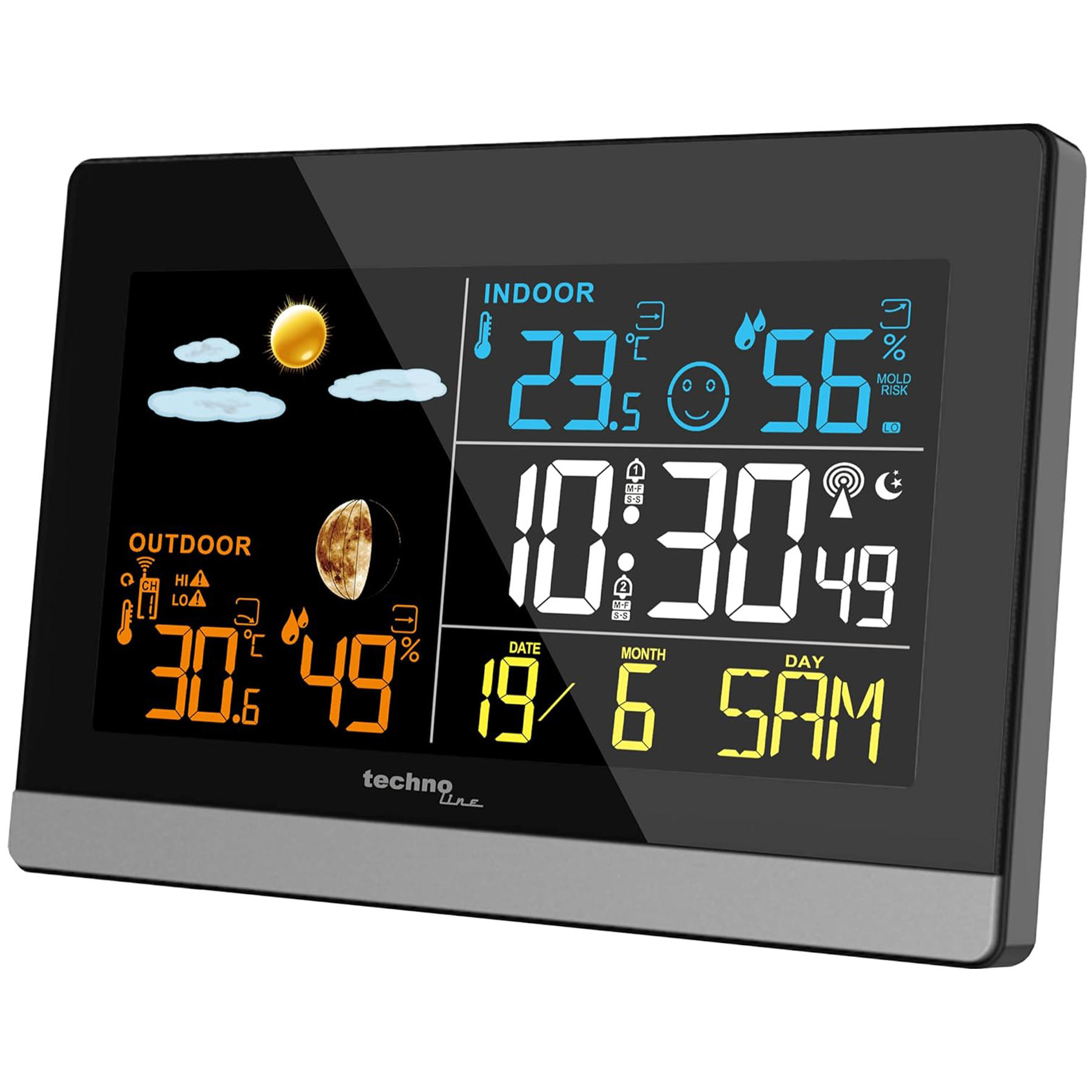 Метеостанція Technoline WS6455 Black/Silver (WS6455) — фото 4