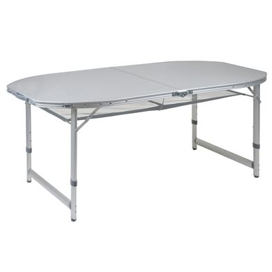 купити Столи  складані для пікніку Bo-Camp Стіл Bo-Camp Premium Oval 150x80 cm Grey (1404405)