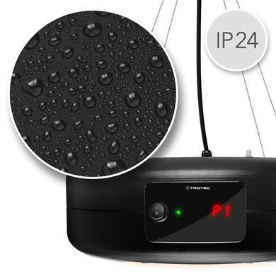 Обогреватель инфракрасный Trotec IR 1550 SC 1500W + LED Black (1410003812)