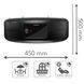 Обогреватель инфракрасный Trotec IR 1550 SC 1500W + LED Black (1410003812)