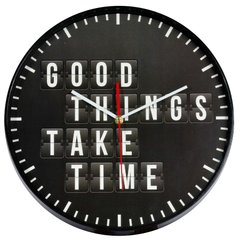 купить Часы настенные Technoline Часы настенные Technoline 775485 Good Things Take Time (775485)