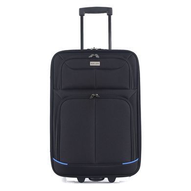 Валіза Semi Line 20" (S) Black/Blue Lines (T5753-1)