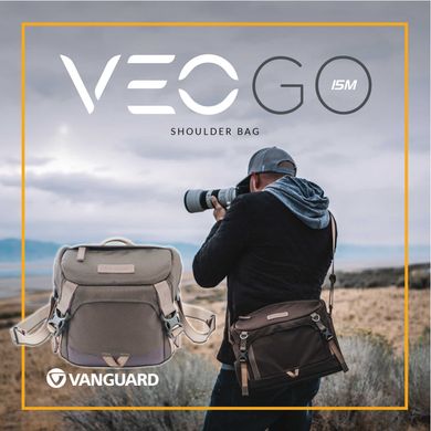 купити Сумки для фототехніки Vanguard Сумка Vanguard VEO GO 15M Khaki-Green (VEO GO 15M KG)