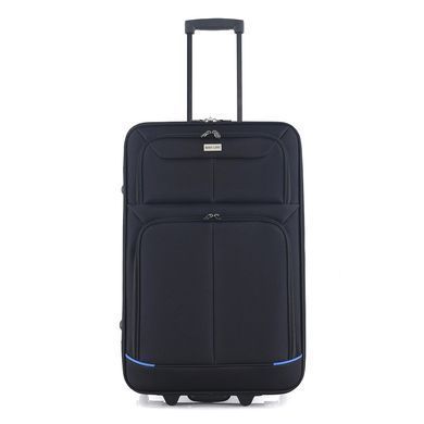 Чемодан Semi Line 24" (M) Black/Blue Lines (T5753-2)