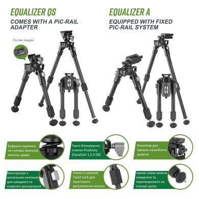 Біпод Vanguard Equalizer 2QS A (Equalizer 2QS A)