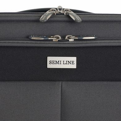 Валіза Semi Line 24" (M) Grey/Orange Lines (T5754-2)