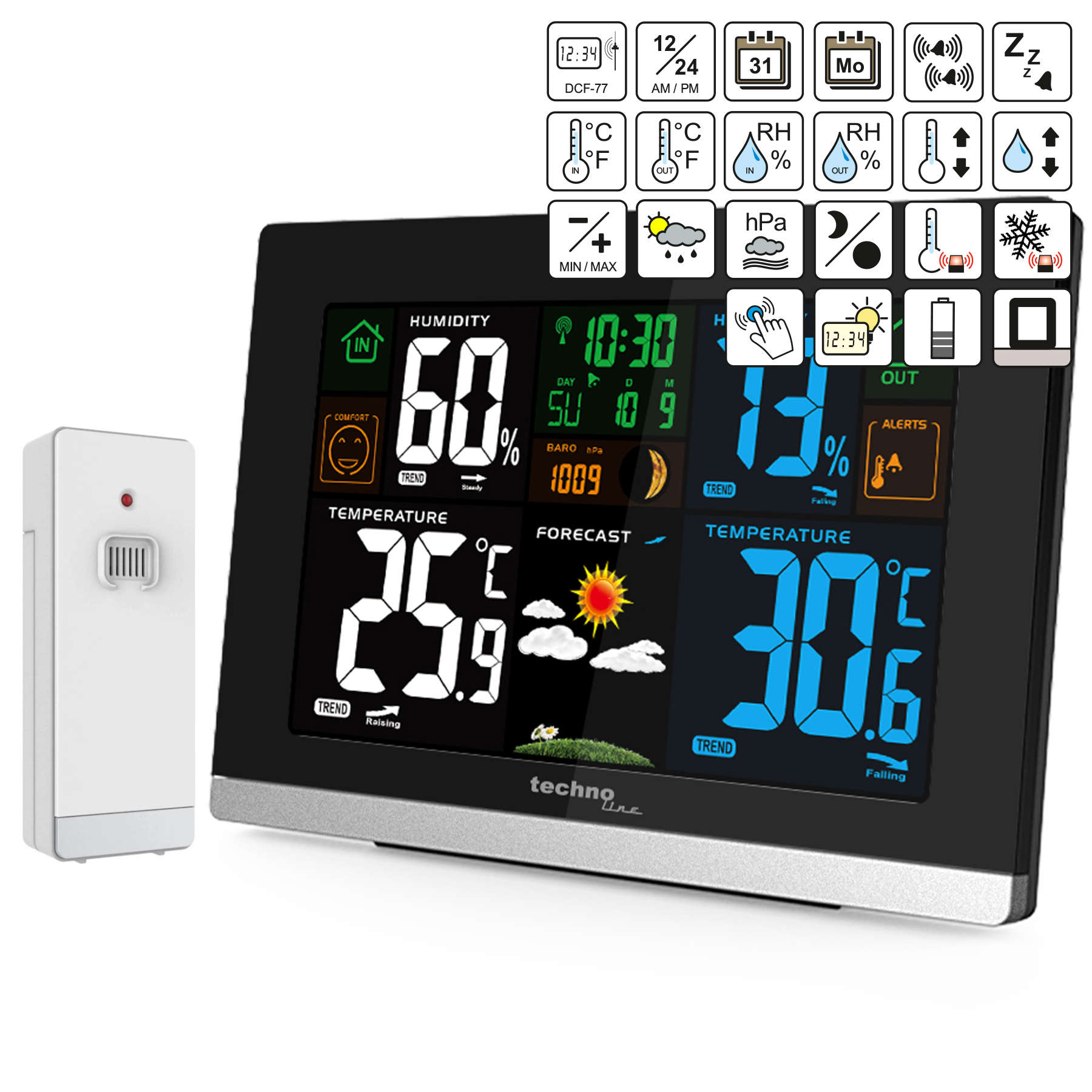 Метеостанція Technoline WS6462 Black (WS6462) — фото 6