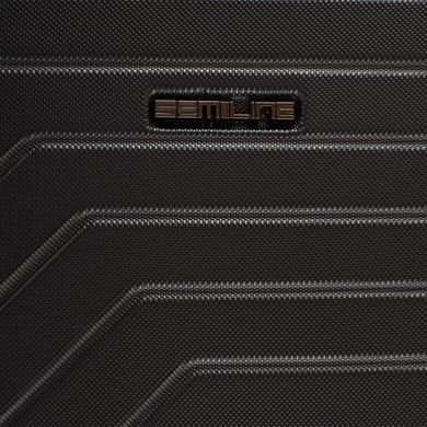 Чемодан Semi Line 20" (S) Black (T5685-1)
