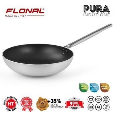 Сковорода ВОК Flonal Pura Induction Professional 32 см (GPRWO3270)