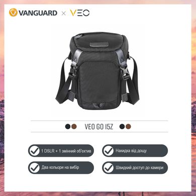 купити Сумки для фототехніки Vanguard Сумка Vanguard VEO GO 15Z Black (VEO GO 15Z BK)