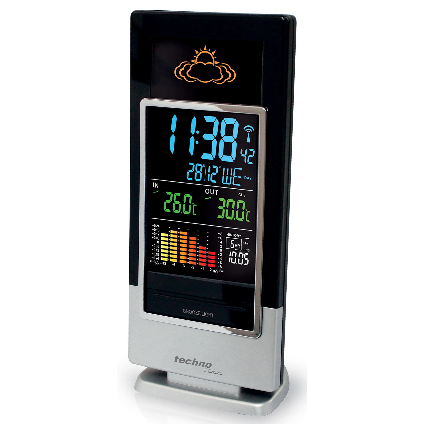 Метеостанція Technoline WS6502 Black/Silver (WS6502) — фото 2