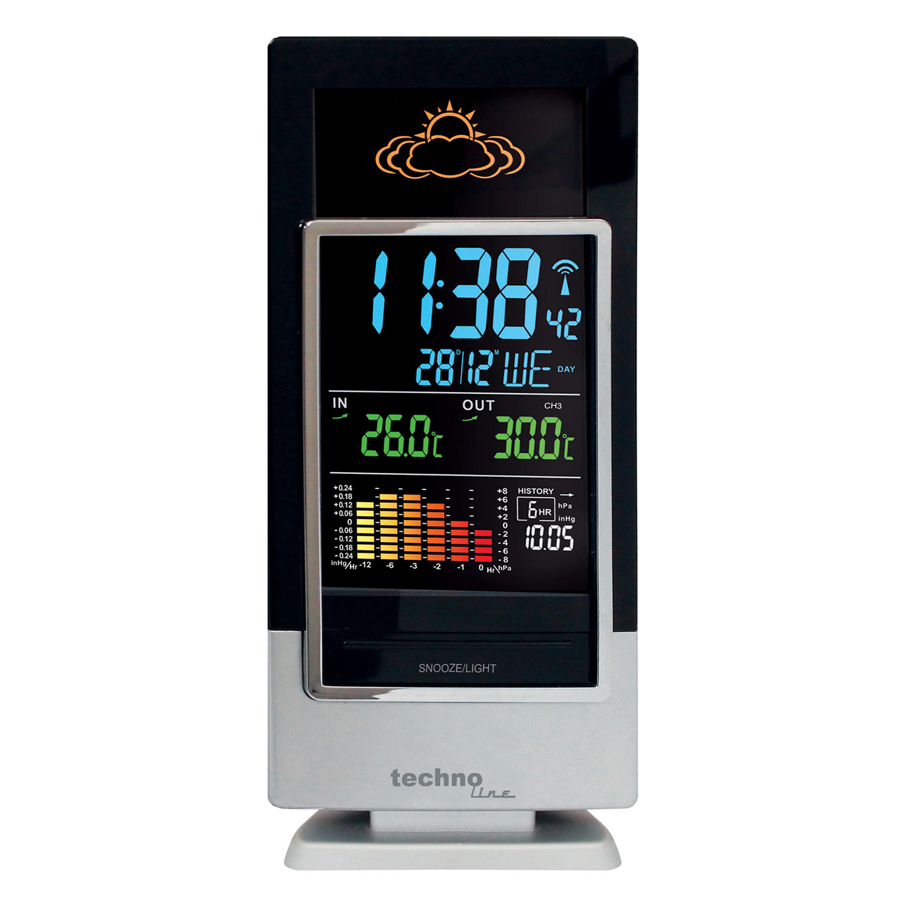 Метеостанція Technoline WS6502 Black/Silver (WS6502) — фото 3