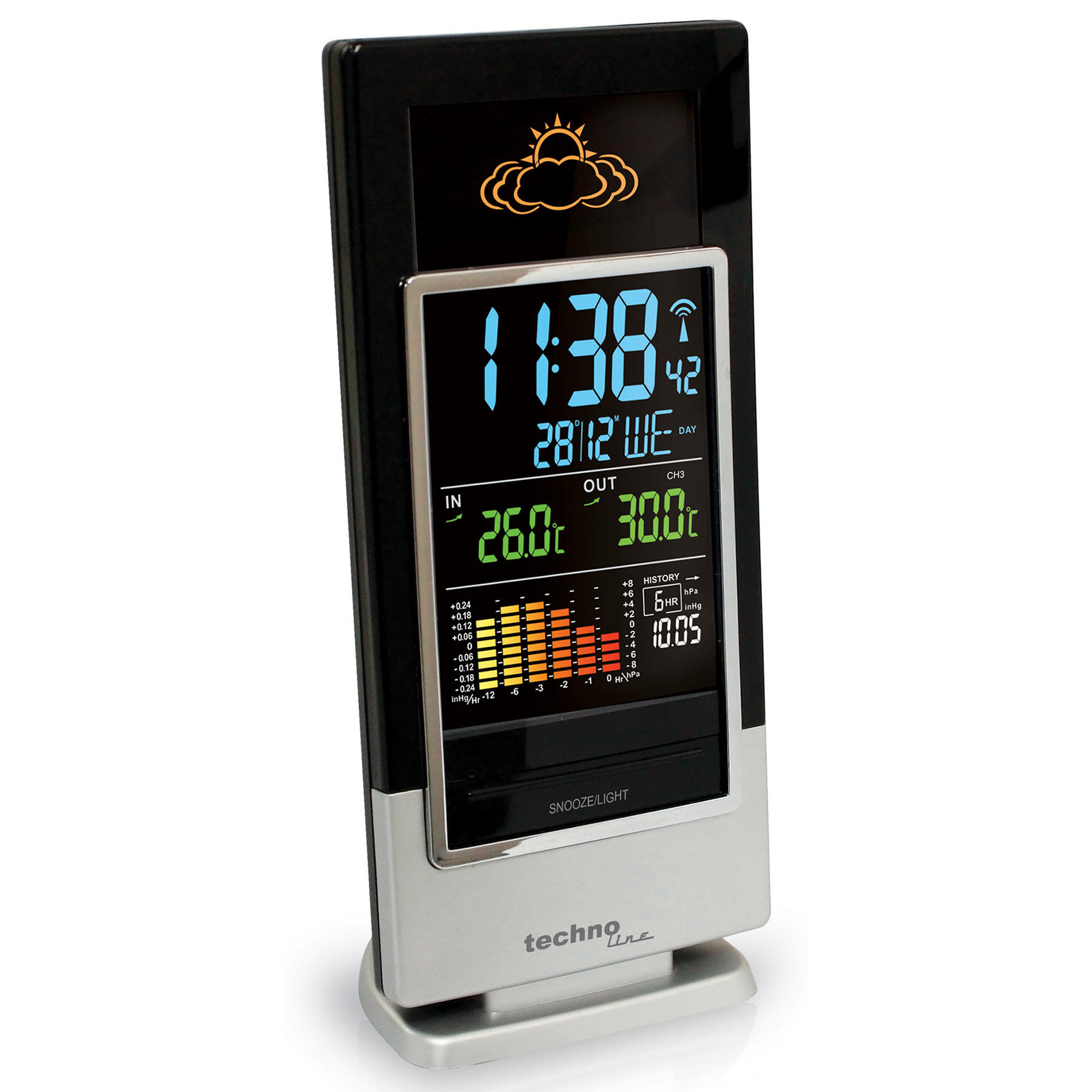 Метеостанція Technoline WS6502 Black/Silver (WS6502) — фото 5