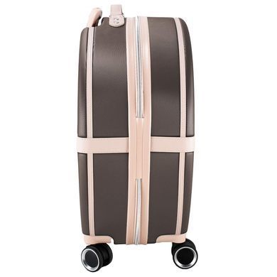 Валіза Semi Line 20" (S) Brown/Pink Cream (T5673-2)