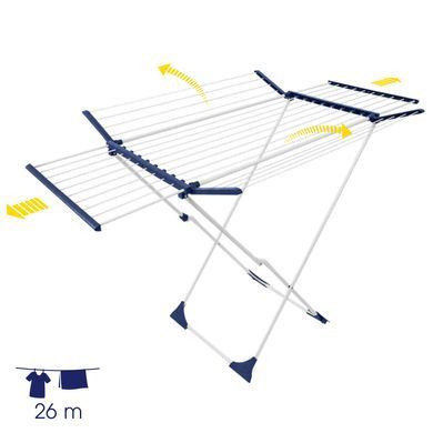 Сушарка для білизни підлогова Casa Si Casa eFlex Ultra 26m White (CS99916B01)
