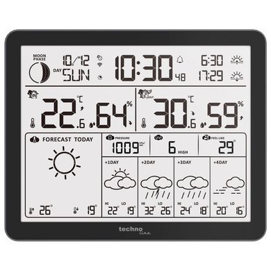 купить Метеоприборы Technoline Метеостанция Technoline Tuya Smart/SmartLife WD3000 Black (WD3000)