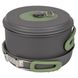 Набір посуду Bo-Camp Explorer 4 Pieces 19 Hard Anodized Grey/Green (2200241)