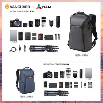 купити Рюкзаки для фототехніки Vanguard Рюкзак Vanguard Vesta Aspire 41 Navy (Vesta Aspire 41 NV)