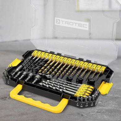 Набір біт і свердел Trotec 49 pieces Hexagon Shank Drill and Bit Set (6200001160)