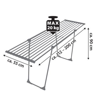 Сушка для белья напольная Casa Si CasaFlex 20 White (CS92179B04)