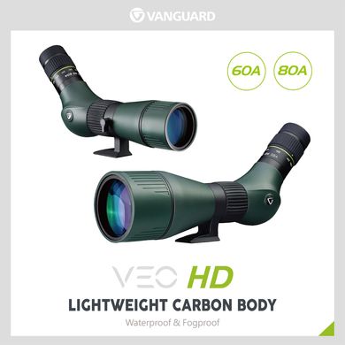 купить Подзорные трубы Vanguard Подзорная труба Vanguard VEO HD 80A 20-60x80/45 WP (VEO HD 80A)