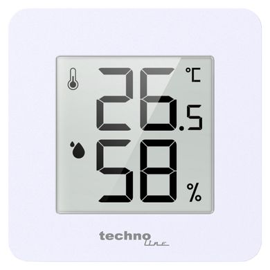 купити Термогігрометри Technoline Термогігрометр Technoline WS9475 White (WS9475)