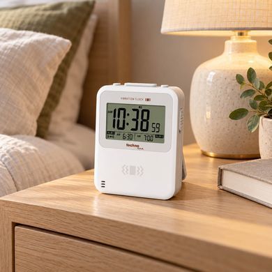 Часы настольные Technoline Vibro WT350 White (WT350)