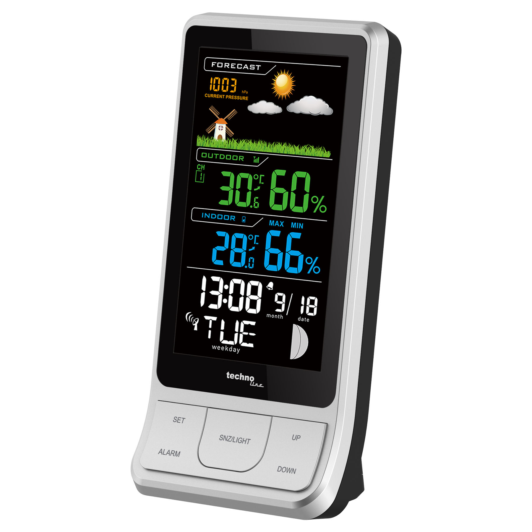 Метеостанція Technoline WS6441 Black/Silver (WS6441) — фото 3