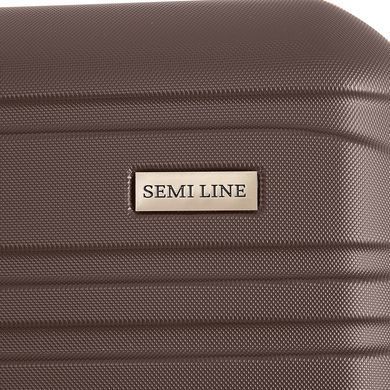 Валіза Semi Line 20" (S) Graphite/Brown (T5689-1)