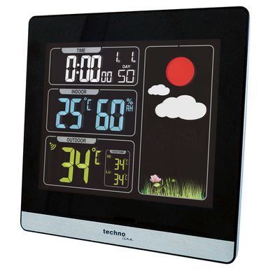 купити Метеостанції Technoline Метеостанція Technoline WS6448 Black (WS6448)