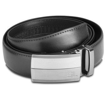Ремінь чоловічий шкіряний Semi Line Black (P8235-0 S)