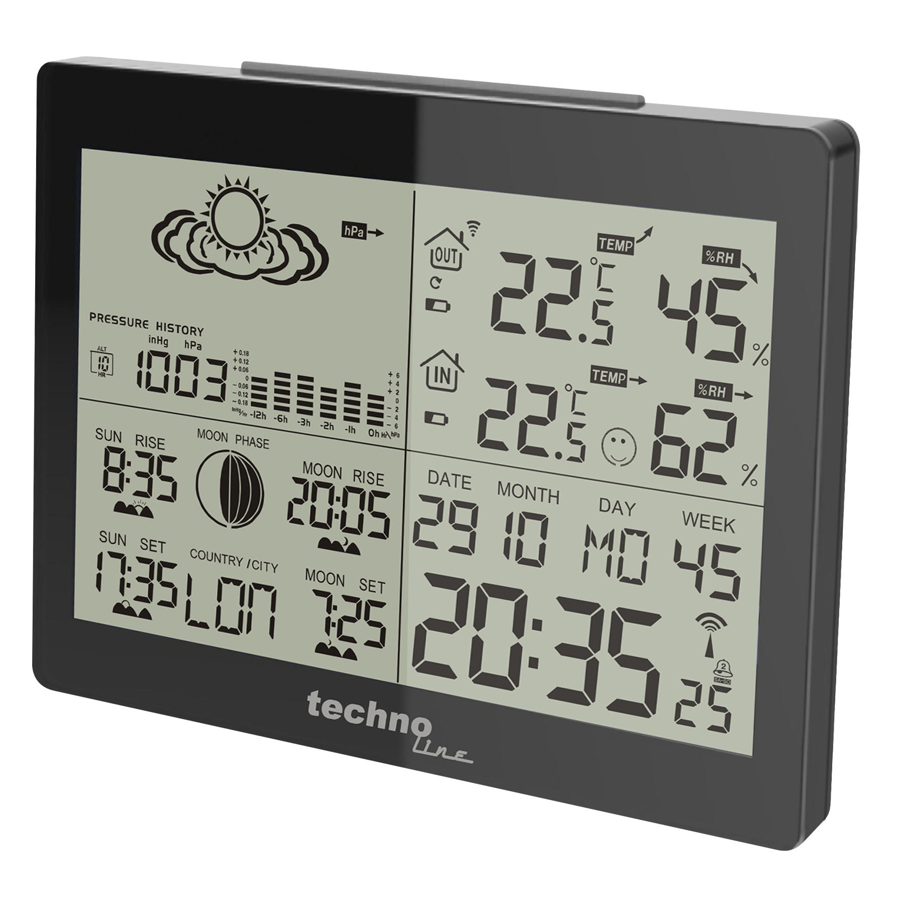 Метеостанція Technoline WS6760 Black (WS6760) — фото 3
