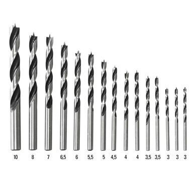 Набір свердел по дереву Trotec 15 pieces Wood Drill Set (6200001101)
