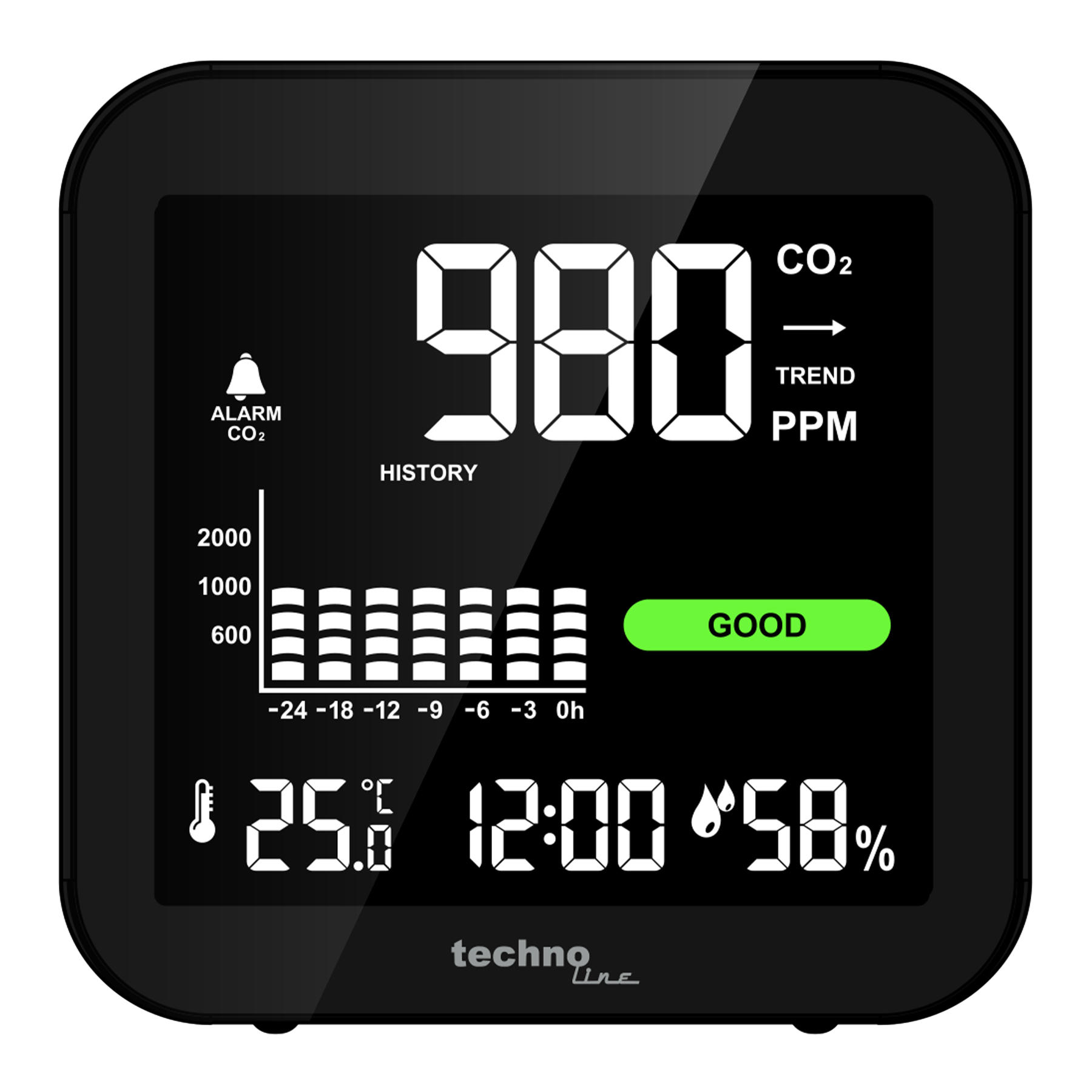 Метеостанція Technoline WL1025 Black (WL1025) — фото 8