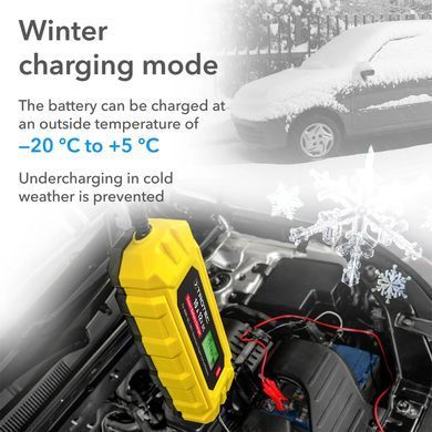 Зарядний пристрій для автомобільного акумулятора Trotec PBCS 10A, 12V, 4-200Ah (4675000015)