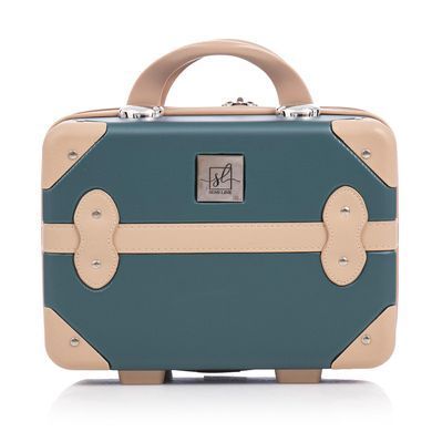 Бьюти-кейс Semi Line 10L Green-Navy (T5838-1)